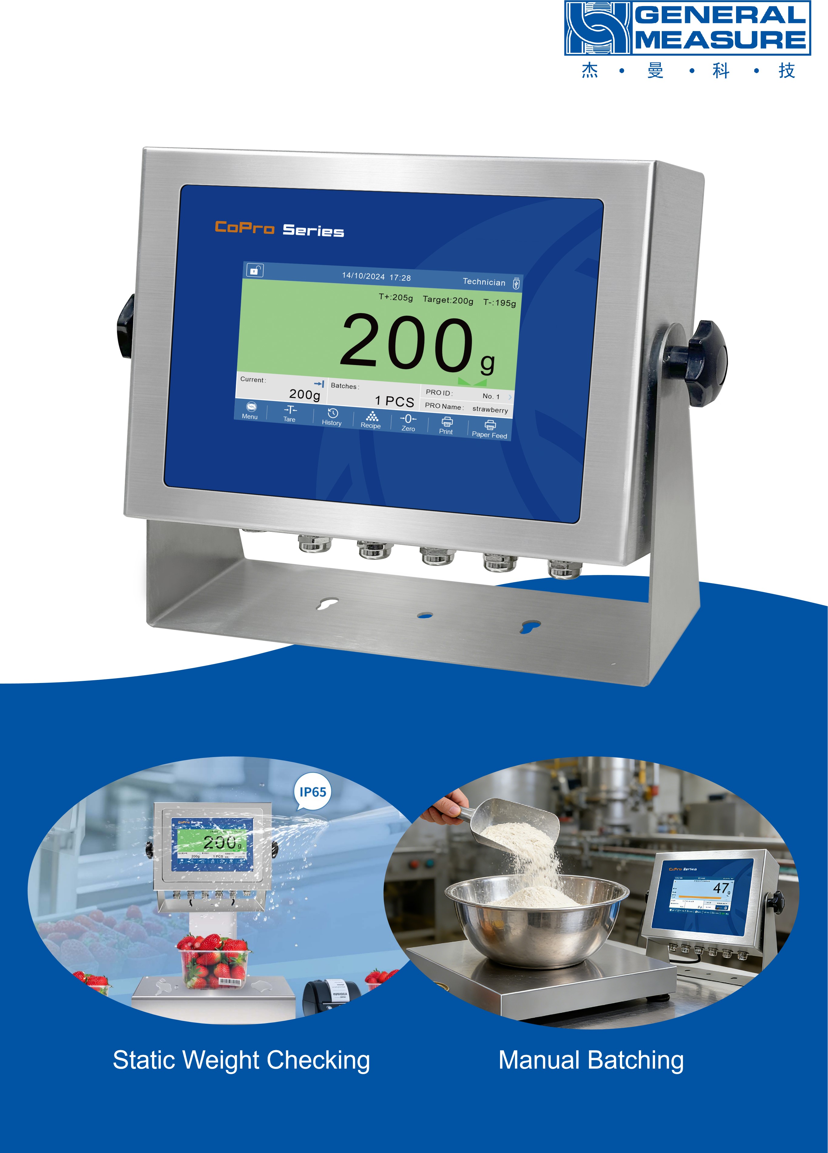 General Measure Multi-applications Weighing Controller GMC-P7 F8